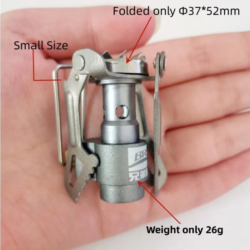 BRS 3000T Outdoors Mini Titanium Alloy Gas Stove  Portable Stove For Camping Field Picnic Ultralight Burner Furnace  Gas Cooker