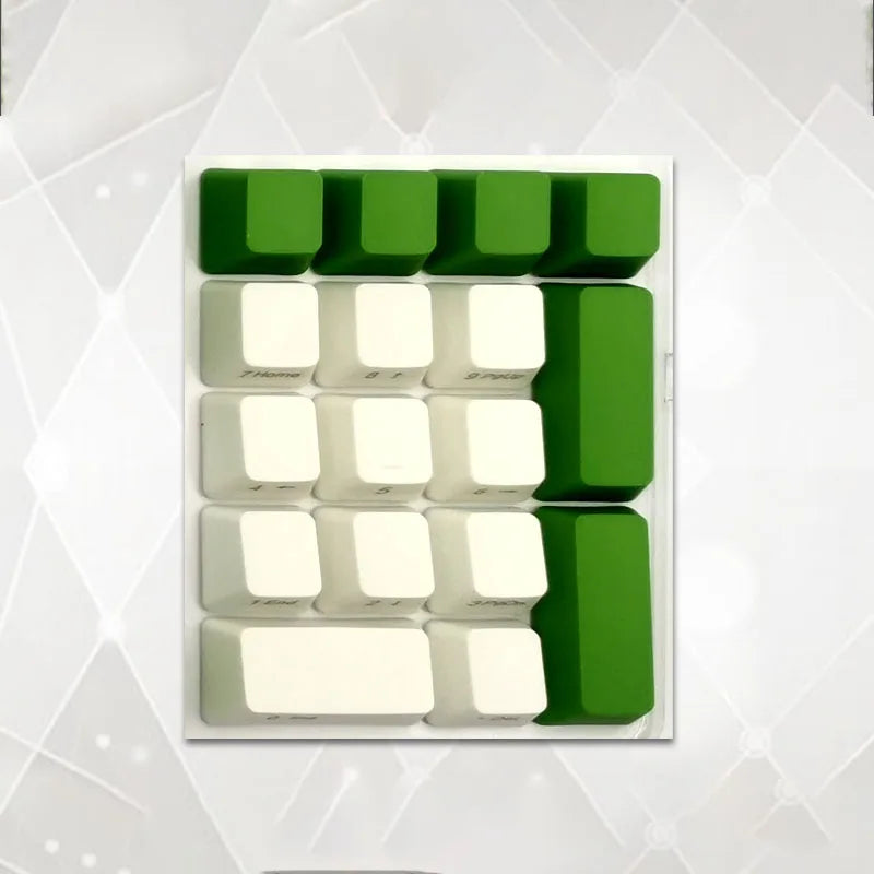 Number Keypad Mechanical Keyboard PBT Keycap Top Side Printed Blank 17 Keys Sunset Numerical Keypad MX Switch Numpad OEM Keycap