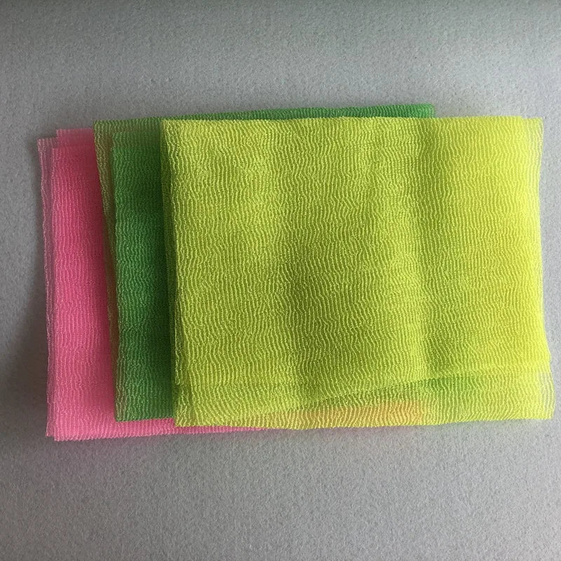 2pcs beauty skin exfoliating cloth washcloth Japanese body wash towel nylon bath towel skin polishing towel